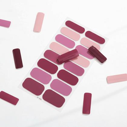 Obrázek z Samolepky na nehty - tmavě růžový mix