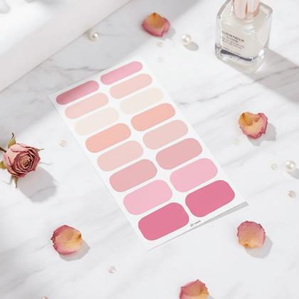 Obrázek z Samolepky na nehty - světle růžový mix