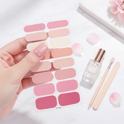 Obrázek z Samolepky na nehty - světle růžový mix