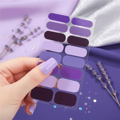Obrázek z Samolepky na nehty - fialový mix