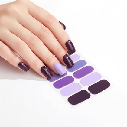 Obrázek z Samolepky na nehty - fialový mix