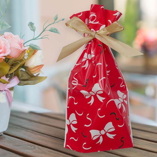 Obrázek z Dárkové sáčky s mašlí 10 ks - L