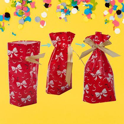 Obrázek z Dárkové sáčky s mašlí 10 ks - S