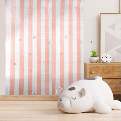 Obrázek z Dětská tapeta na zeď 5 m - pruhy s hvězdičkami