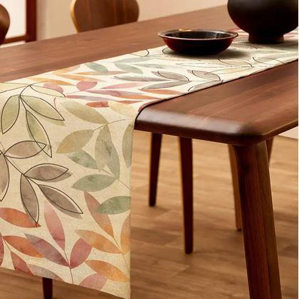 Obrázek z Běhoun na stůl 160 cm - listy