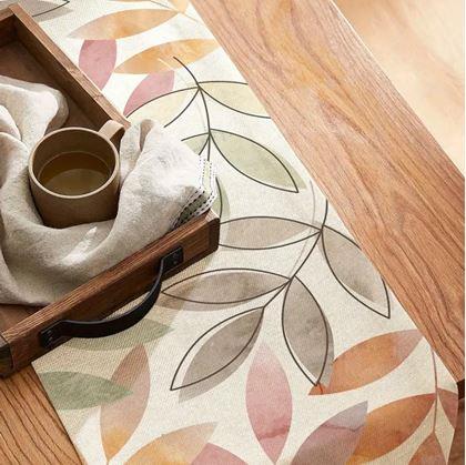 Obrázek z Běhoun na stůl 160 cm - listy