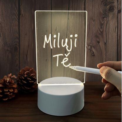 Obrázek Kreativní stolní lampička na vzkazy