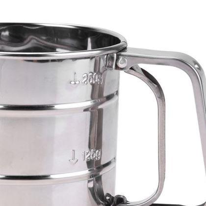 Obrázek z Nerezové kuchyňské sítko s odměrkou