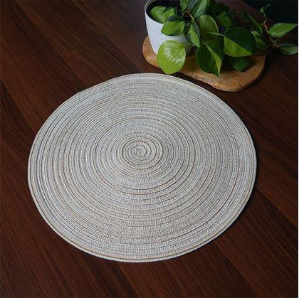 Obrázek z Kulaté prostírání na stůl - béžové