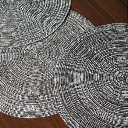 Obrázek z Kulaté prostírání na stůl - šedé