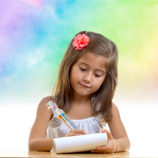 Obrázek z Vícebarevná propiska - jednorožec