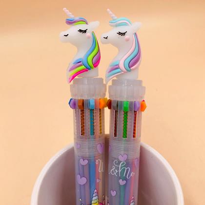 Obrázek z Vícebarevná propiska - jednorožec