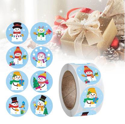 Obrázek Vánoční samolepky 500 ks 