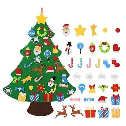 Obrázek z Nástěnný vánoční stromeček k ozdobení