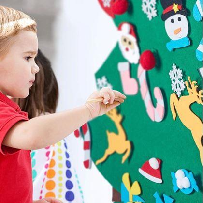 Obrázek z Nástěnný vánoční stromeček k ozdobení