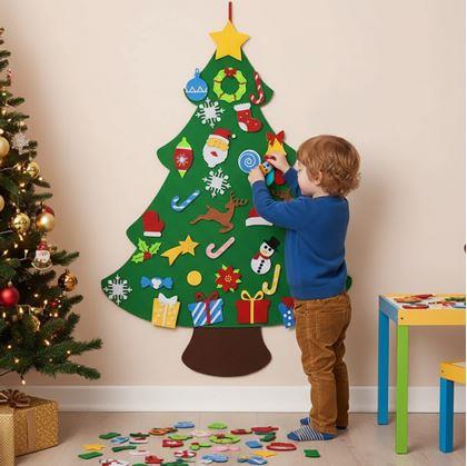 Obrázek z Nástěnný vánoční stromeček k ozdobení