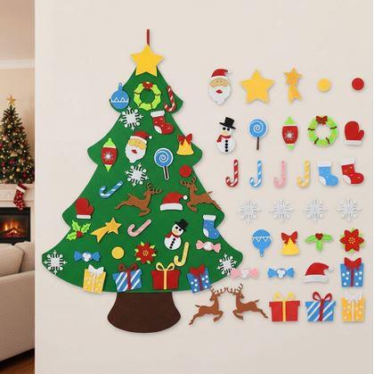 Obrázek z Nástěnný vánoční stromeček k ozdobení