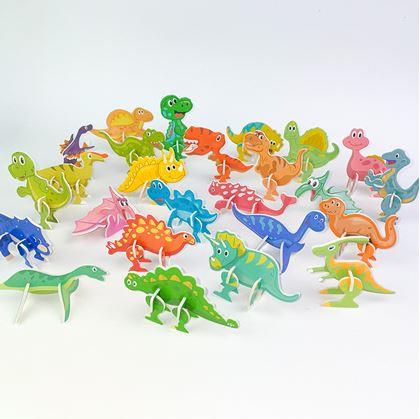 Obrázek z 3D puzzle dinosauři 25 ks
