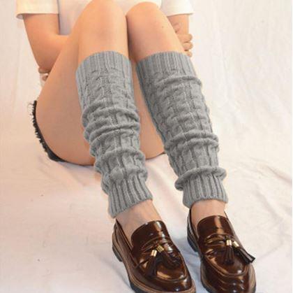 Obrázek z Hřejivé návleky na nohy - šedé