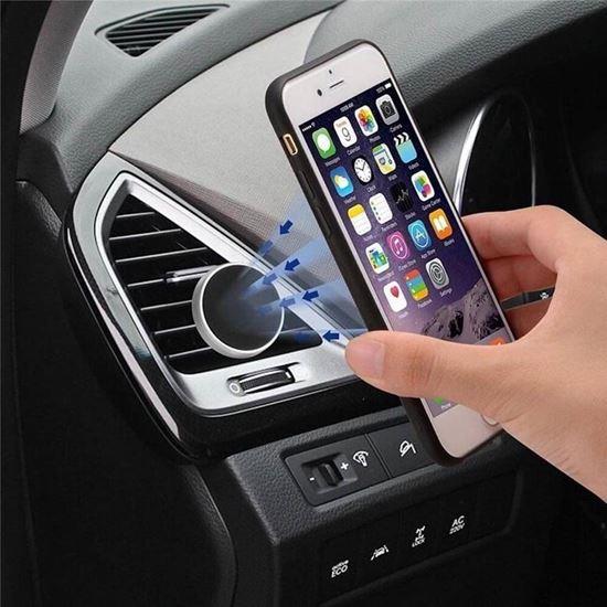 Obrázek z Magnetický držák na mobil do auta - stříbrný