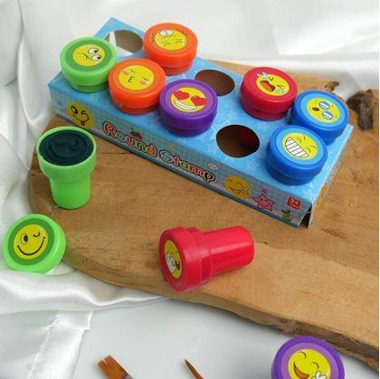 Obrázek z Dětská razítka smajlíci - 10 ks