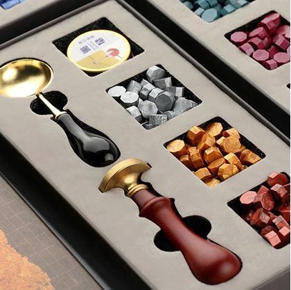 Obrázek z Dárková sada na výrobu pečetí - srdíčko