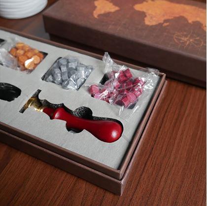 Obrázek z Dárková sada na výrobu pečetí - srdíčko