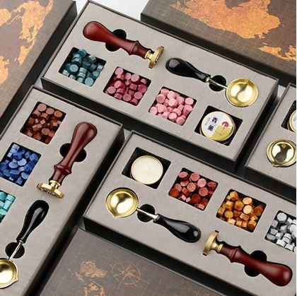 Obrázek z Dárková sada na výrobu pečetí - srdíčko