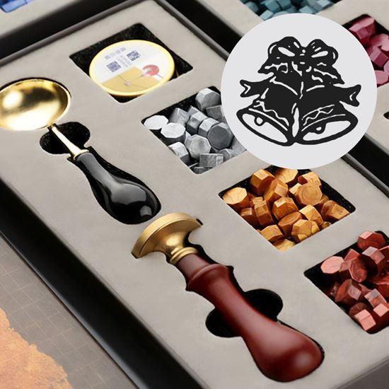 Obrázek z Dárková sada na výrobu pečetí - vánoční zvonky