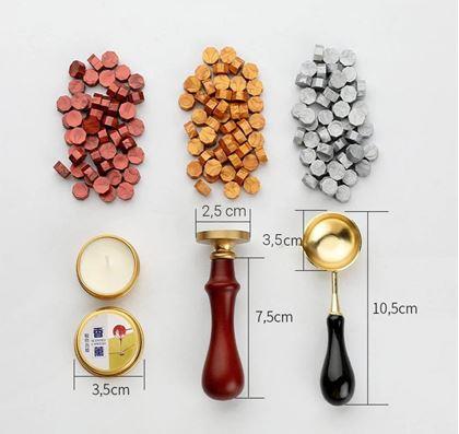 Obrázek z Dárková sada na výrobu pečetí - srdíčko