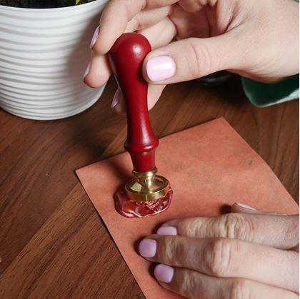 Obrázek z Dárková sada na výrobu pečetí - srdíčko