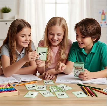 Obrázek z Sada matematických kartiček 36 ks  - dělení 