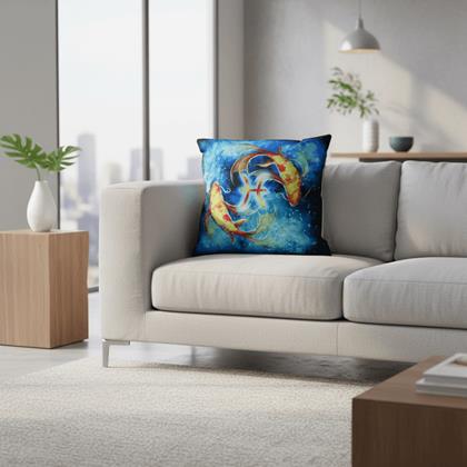 Obrázek z Povlak na polštářek znamení - ryby