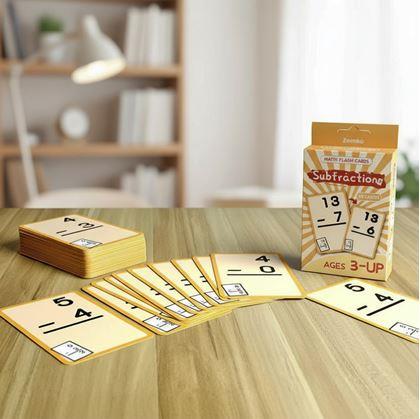 Obrázek z Sada matematických kartiček 36 ks  - odčítání