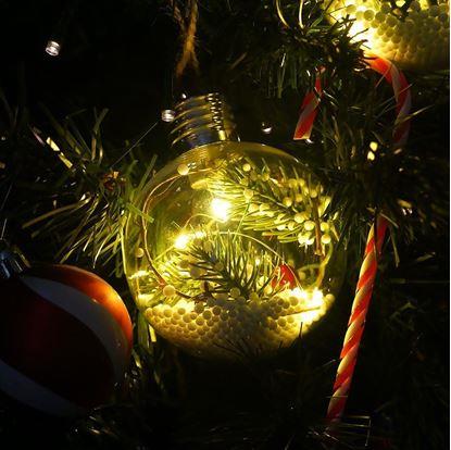 Obrázek Vánoční LED svítící koule na stromeček