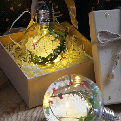 Obrázek z Vánoční LED svítící koule na stromeček - girlanda