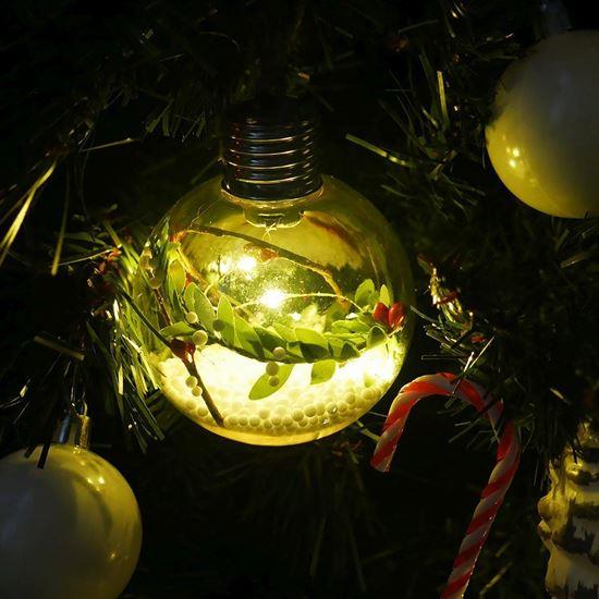 Obrázek z Vánoční LED svítící koule na stromeček - girlanda