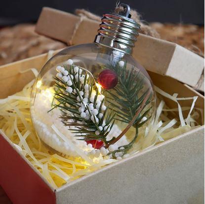 Obrázek Vánoční LED svítící koule na stromeček