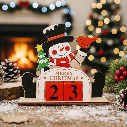 Obrázek z Kalendář na odpočet dnů do Vánoc - sněhulák