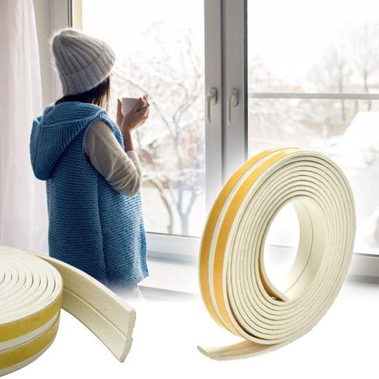 Obrázek z Samolepící těsnění do oken a dveří - bílé