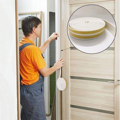 Obrázek z Samolepící těsnění do oken a dveří - bílé