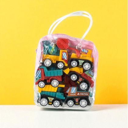 Obrázek z Sada 6 natahovacích autíček v průhledné tašce