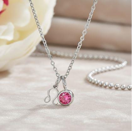 Obrázek z Řetízek s přívěskem znamení zvěrokruhu - Lev