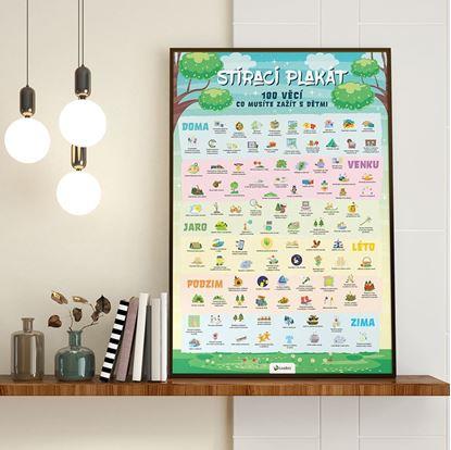 Obrázek Stírací plakát - 100 věcí co musíte zažít s dětmi