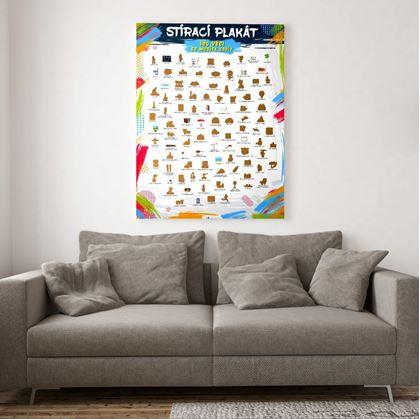 Obrázek z Stírací plakát - 100 věcí co musíte zažít