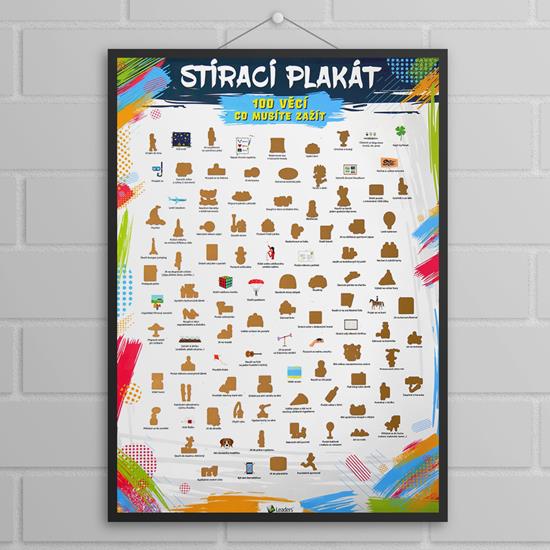 Obrázek z Stírací plakát - 100 věcí co musíte zažít