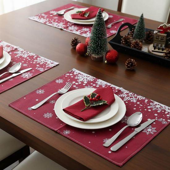 Obrázek z Vánoční prostírání - vločky