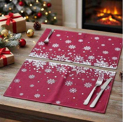 Obrázek z Vánoční prostírání - vločky