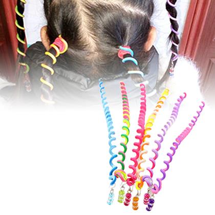 Obrázek z Ozdoby do vlasů - spirály s korálky 6 ks