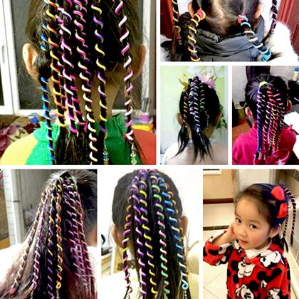 Obrázek z Ozdoby do vlasů - spirály s korálky 6 ks